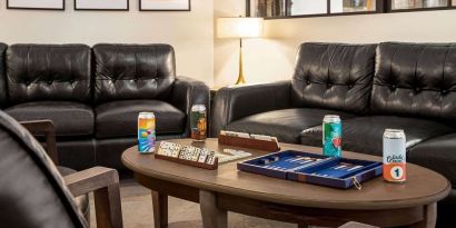 Lounge and game room at Days Inn Miami International Airport,