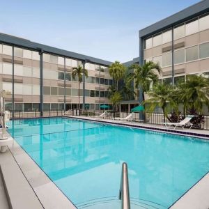 Beautiful outdoor pool at Days Inn Miami International Airport,