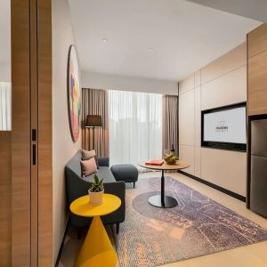 Day use room with natural light and TV at Capri By Fraser Bukit Bintang.