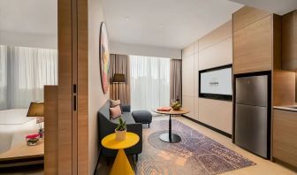 Day use room with natural light and TV at Capri By Fraser Bukit Bintang.