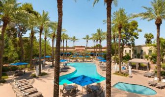 Large outdoor pool at Hilton Scottsdale Resort & Villas.