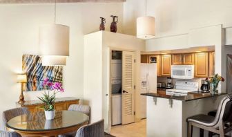 In-room kitchen at Hilton Scottsdale Resort & Villas.