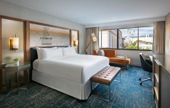 King room with natural light at Hotel Dena, Pasadena Los Angeles.