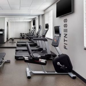 Fitness center available at Fairfield Inn & Suites By Marriott New York Staten Island.