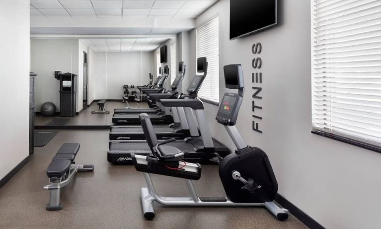 Fitness center available at Fairfield Inn & Suites By Marriott New York Staten Island.