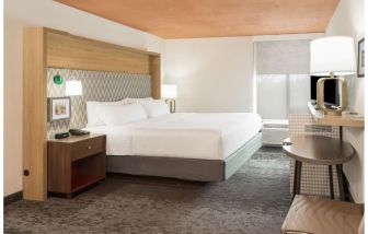 King room with natural light at Holiday Inn Roanoke Airport-Conference Center.