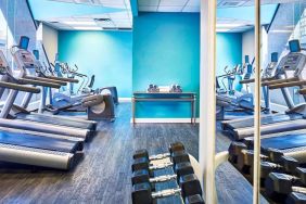 Fitness center available at Novotel Toronto North York.