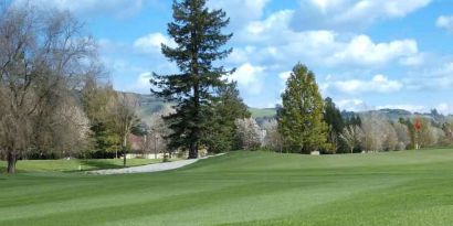 Golf club at the DoubleTree by Hilton Sonoma Wine Country.