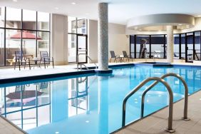 Indoor pool at Four Points By Sheraton Mississauga Meadowvale.