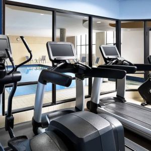 Fitness center available at Four Points By Sheraton Mississauga Meadowvale.