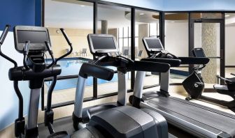 Fitness center available at Four Points By Sheraton Mississauga Meadowvale.