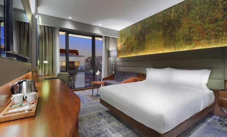 Spacious king room with natural light at DoubleTree By Hilton Istanbul - Piyalepasa.