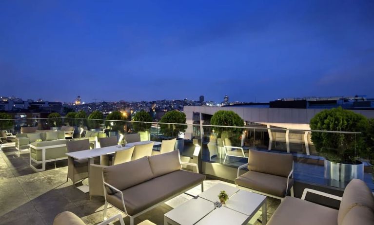 Rooftop terrace at DoubleTree By Hilton Istanbul - Piyalepasa.