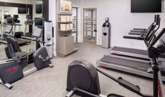 Fitness center available at Hilton Garden Inn Washington DC Downtown.