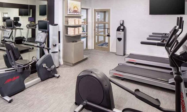 Fitness center available at Hilton Garden Inn Washington DC Downtown.