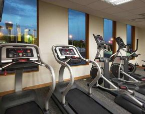 Fitness center at Hilton Garden Inn Monterrey Aeropuerto.