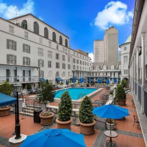 Pool area at Royal Sonesta New Orleans.