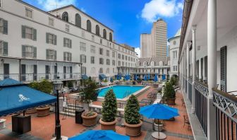 Pool area at Royal Sonesta New Orleans.