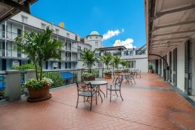 Rooftop terrace at Royal Sonesta New Orleans.