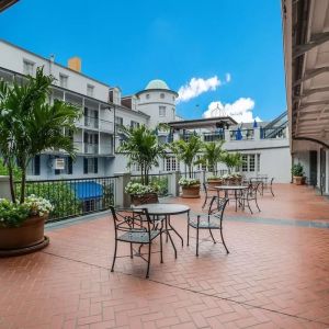 Rooftop terrace at Royal Sonesta New Orleans.