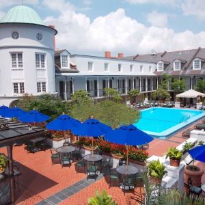 Stunning pool area at Royal Sonesta New Orleans.