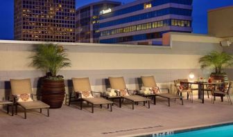 Stunning outdoor pool at Royal Sonesta Houston Galleria.