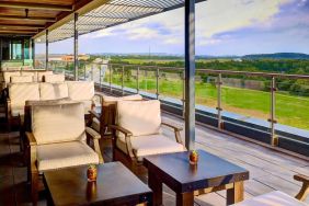 Stunning outdoor seating area at Sonesta Bee Cave Austin.