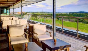 Stunning outdoor seating area at Sonesta Bee Cave Austin.