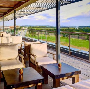 Stunning outdoor seating area at Sonesta Bee Cave Austin.