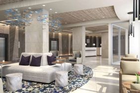 Lobby and lounge at Sonesta Fort Lauderdale Beach.