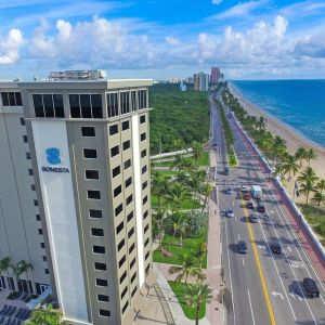 Hotel exterior at Sonesta Fort Lauderdale Beach.