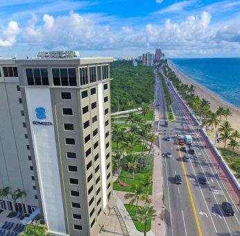 Hotel exterior at Sonesta Fort Lauderdale Beach.