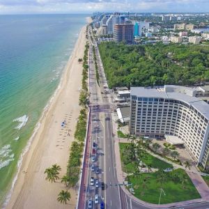 Ocean views and coastal location at Sonesta Fort Lauderdale Beach.