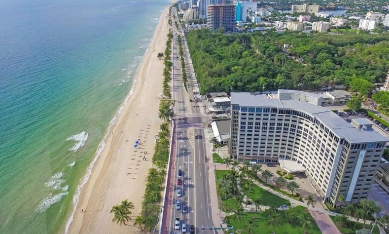 Ocean views and coastal location at Sonesta Fort Lauderdale Beach.