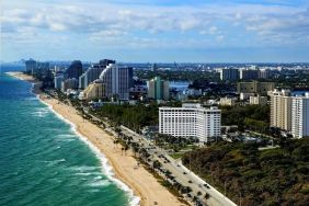 Hotel with an ocean view at Sonesta Fort Lauderdale Beach.