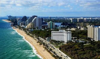 Hotel with an ocean view at Sonesta Fort Lauderdale Beach.