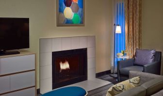 Fire place at Sonesta ES Suites Tucson.