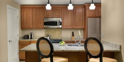 Day use room with kitchen at The Chase Park Plaza Royal Sonesta St. Louis.