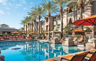 Stunning outdoor pool at Sonesta Suites Scottsdale Gainey Ranch.