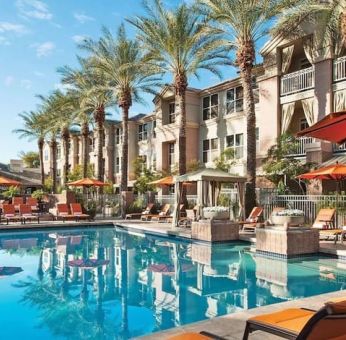 Stunning outdoor pool at Sonesta Suites Scottsdale Gainey Ranch.