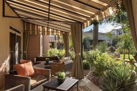 Day room with terrace at Sonesta Suites Scottsdale Gainey Ranch.