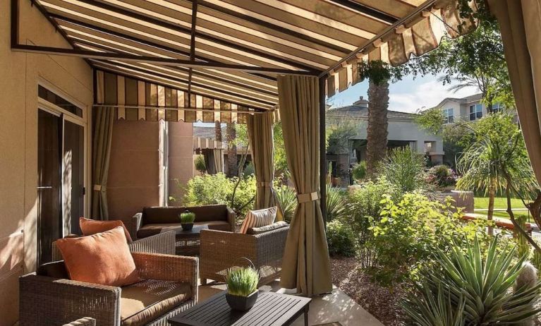 Day room with terrace at Sonesta Suites Scottsdale Gainey Ranch.