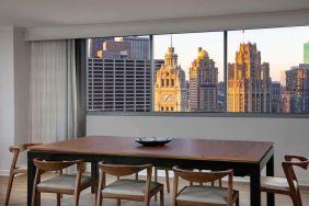 Meeting space with city view at Royal Sonesta Chicago Downtown. 