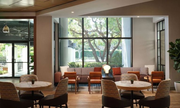 Dining area at Sonesta Irvine.