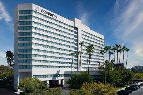 Hotel exterior at Sonesta Irvine.