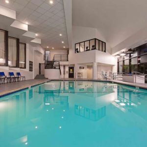 Indoor pool at Sonesta Irvine.