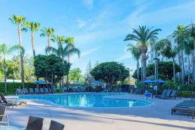 Outdoor pool at Sonesta ES Suites Anaheim Resort Area.