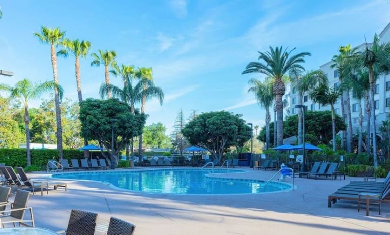 Outdoor pool at Sonesta ES Suites Anaheim Resort Area.