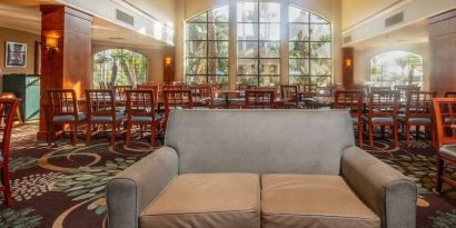 Lobby and lounge at Sonesta ES Suites Anaheim Resort Area.