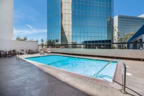 Stunning outdoor pool at Sonesta Los Angeles Airport LAX.